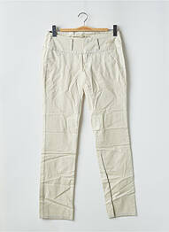 Pantalon chino taille basse taille basse beige FREEMAN T.PORTER femme
