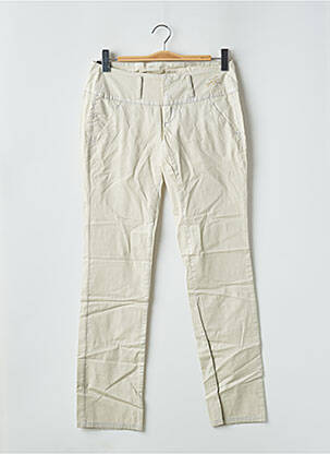 Pantalon chino taille basse taille basse beige FREEMAN T.PORTER femme