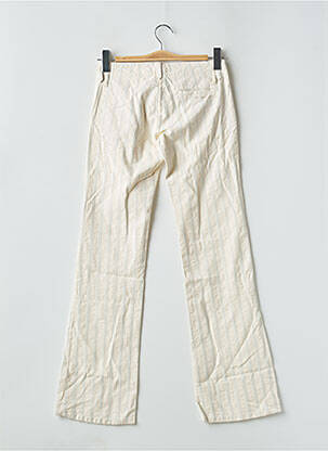 Pantalon slim taille basse taille basse beige FREEMAN T.PORTER femme