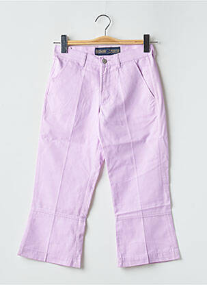 Pantacourt coupe droite taille normale violet FREEMAN T.PORTER femme