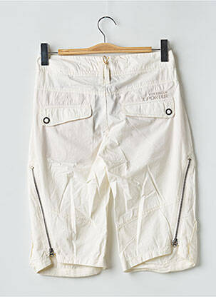 Bermuda tissage popeline taille normale beige FREEMAN T.PORTER femme