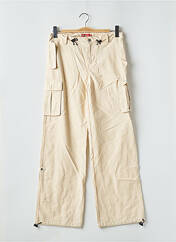 Pantalon cargo beige TEDDY SMITH INDUSTRY pour fille seconde vue