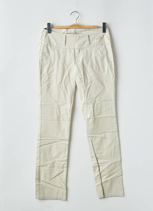 Pantalon chino taille basse taille basse beige FREEMAN T.PORTER femme