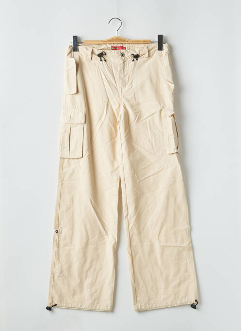 Pantalon cargo beige TEDDY SMITH INDUSTRY pour fille