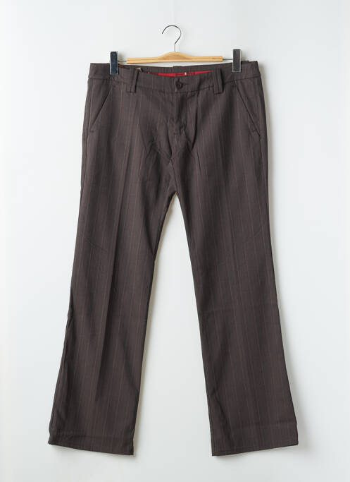 Pantalon droit marron FREEMAN T.PORTER pour femme