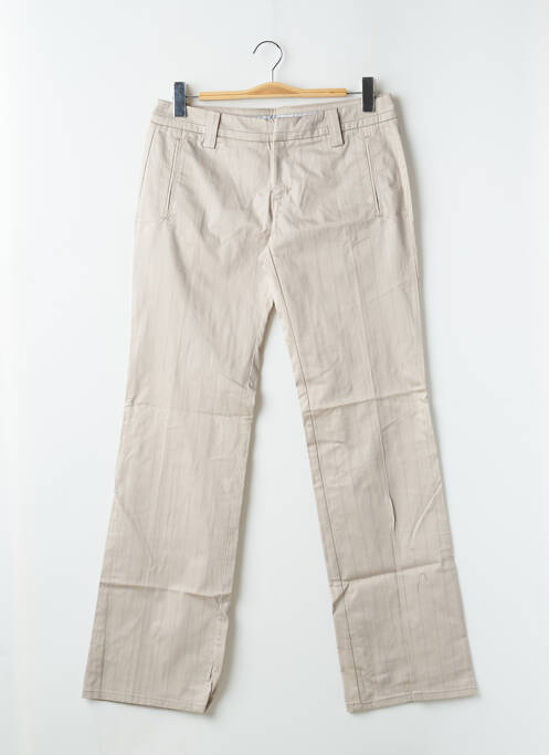 Pantalon droit beige FREEMAN T.PORTER pour homme