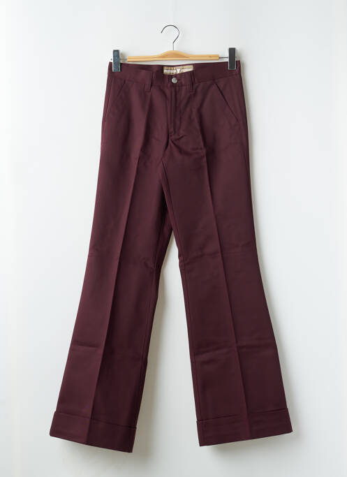 Pantalon droit rouge FREEMAN T.PORTER pour homme