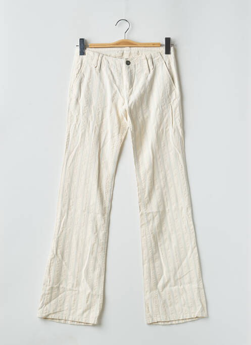 Pantalon slim beige FREEMAN T.PORTER pour femme