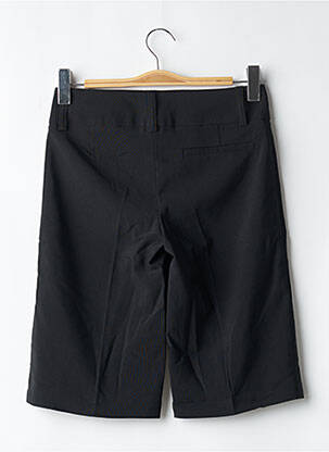 Bermuda coupe droite taille normale noir ICHI femme