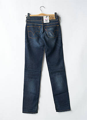Jeans coupe slim effet usé délavé taille normale bleu LEVI'S femme