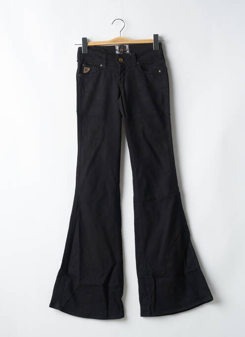 Jean coupe flare stretch taille normale noir LOIS femme