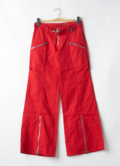 Pantalon droit rouge LA BRIGADA INTERNACIONAL pour femme