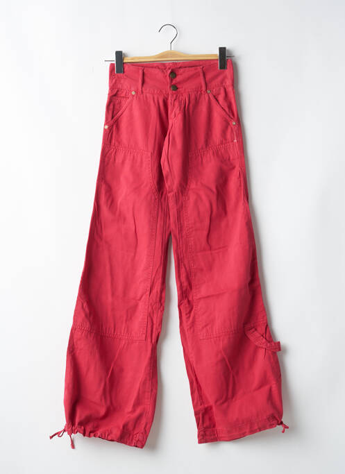 Pantalon droit rouge LOIS pour femme