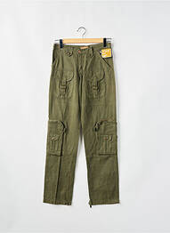 Pantalon cargo taille normale taille normale vert PHARD femme