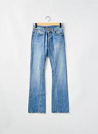 Jean coupe flare taille normale taille normale bleu RWD femme