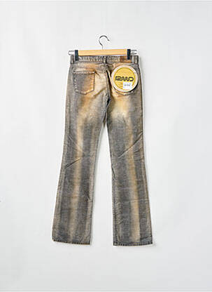 Jeans coupe droite taille normale taille normale gris RWD femme
