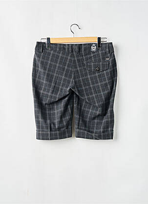 Short fermeture zippée sous rabat boutonné taille normale gris RWD femme