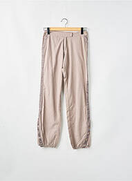 Pantalon droit tissage popeline taille normale gris SESSUN femme
