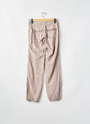Pantalon droit tissage popeline taille normale gris SESSUN femme