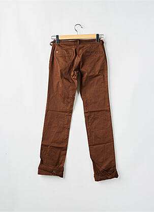 Pantalon chino taille basse taille basse marron SALSA femme