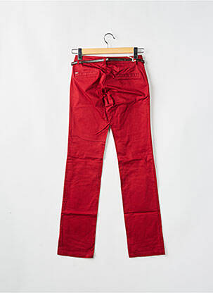 Pantalon chino taille basse taille basse rouge SALSA femme