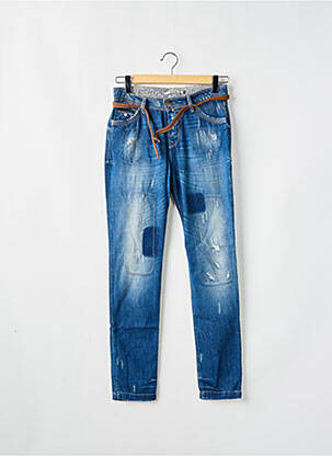 Jeans coupe slim tissage brut taille normale bleu SALSA femme