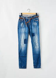 Jeans coupe slim tissage brut taille normale bleu SALSA femme