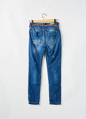 Jeans coupe slim tissage brut taille normale bleu SALSA femme
