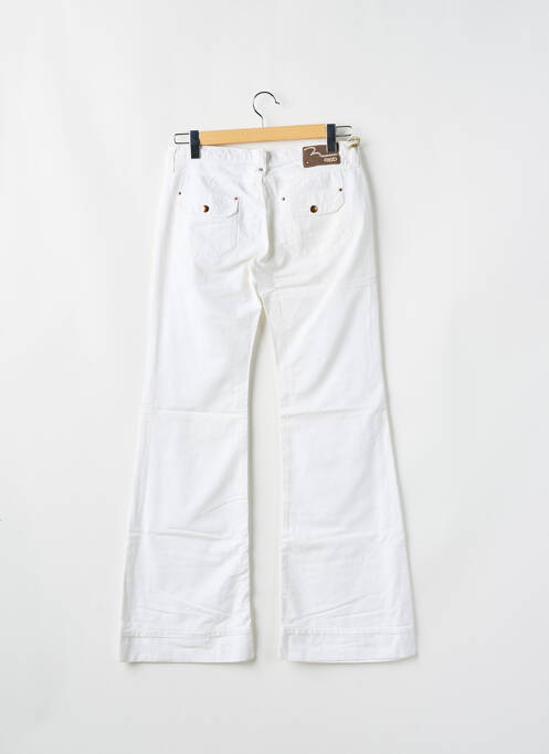 Jeans coupe droite blanc RWD pour femme