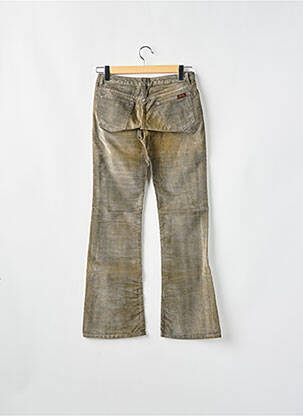 Jeans coupe droite taille normale taille normale vert TEDDY SMITH femme