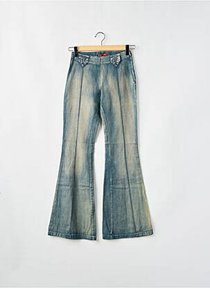 Jean coupe flare taille normale taille normale bleu TEDDY SMITH femme