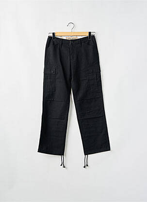 Pantalon cargo coupe droite taille normale noir TEDDY SMITH femme