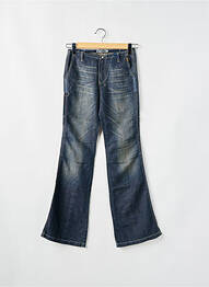 Jean coupe flare taille normale taille normale bleu TEDDY SMITH femme