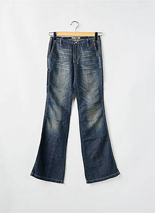 Jean coupe flare taille normale taille normale bleu TEDDY SMITH femme