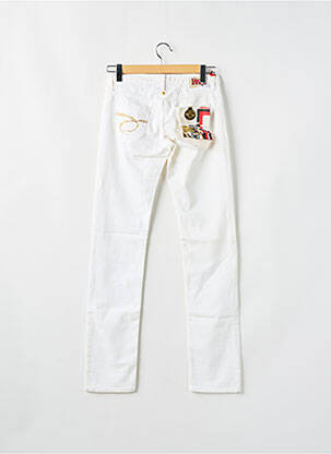 Jeans coupe slim tissage brut taille normale beige TAKE TWO femme