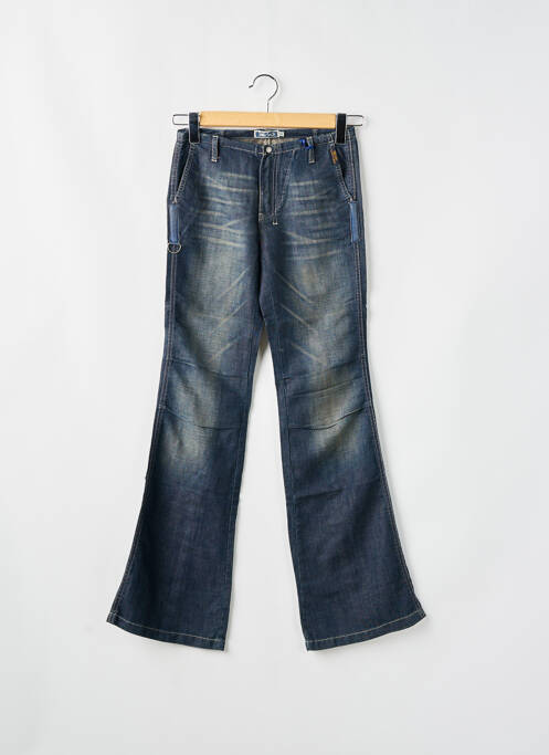 Jean coupe flare taille normale taille normale bleu TEDDY SMITH femme