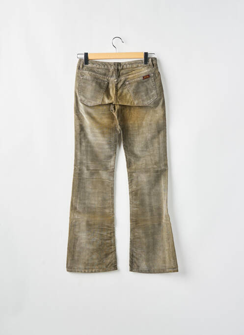 Jeans coupe droite vert TEDDY SMITH pour femme