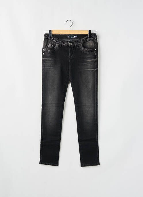 Jeans coupe slim noir TAKE TWO pour femme