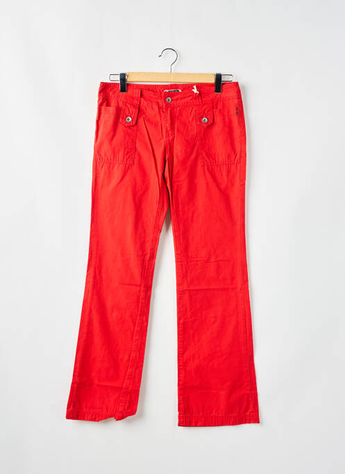 Pantalon flare rouge TEDDY SMITH pour femme