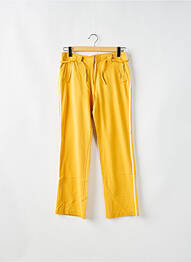 Pantalon droit stretch taille normale jaune SCHOOL RAG femme