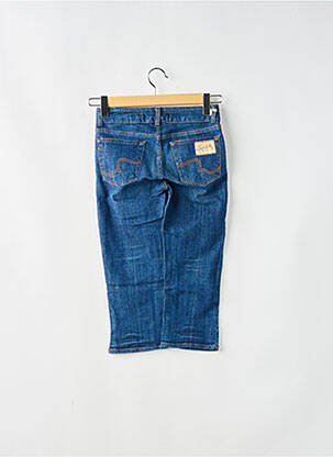 Corsaire tissage denim taille basse bleu SCHOOL RAG femme
