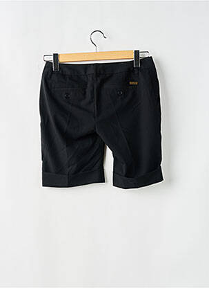 Short fermeture zippée sous rabat avec crochet taille normale noir SCHOOL RAG femme
