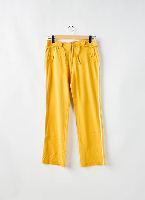 Pantalon droit jaune SCHOOL RAG pour femme