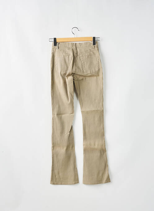 Pantalon flare beige SCHOOL RAG pour femme