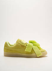 Baskets jaune PUMA pour femme seconde vue