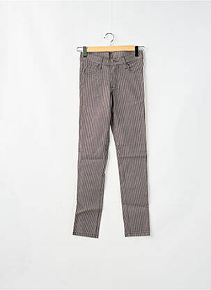 Pantalon slim taille basse taille basse gris CHEAP MONDAY femme