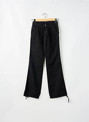 Pantalon coupe droite taille normale noir LOIS femme