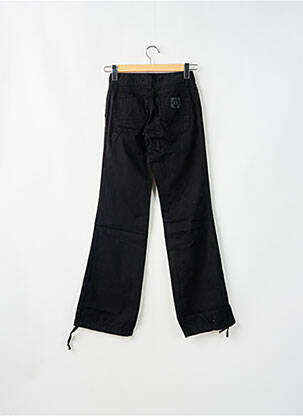Pantalon coupe droite taille normale noir LOIS femme