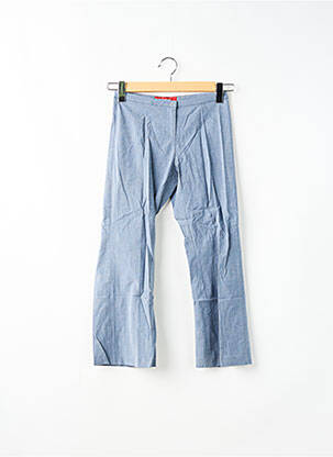Pantalon 7/8 taille haute taille haute bleu MISS SIXTY femme