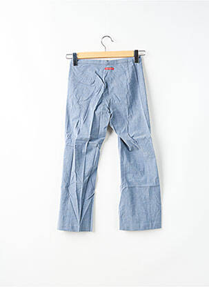 Pantalon 7/8 taille haute taille haute bleu MISS SIXTY femme